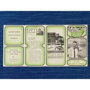 VTG 1968 Radio Station KAFY Music Survey Bakersfield CA Sonny & Cher Concert Ad3